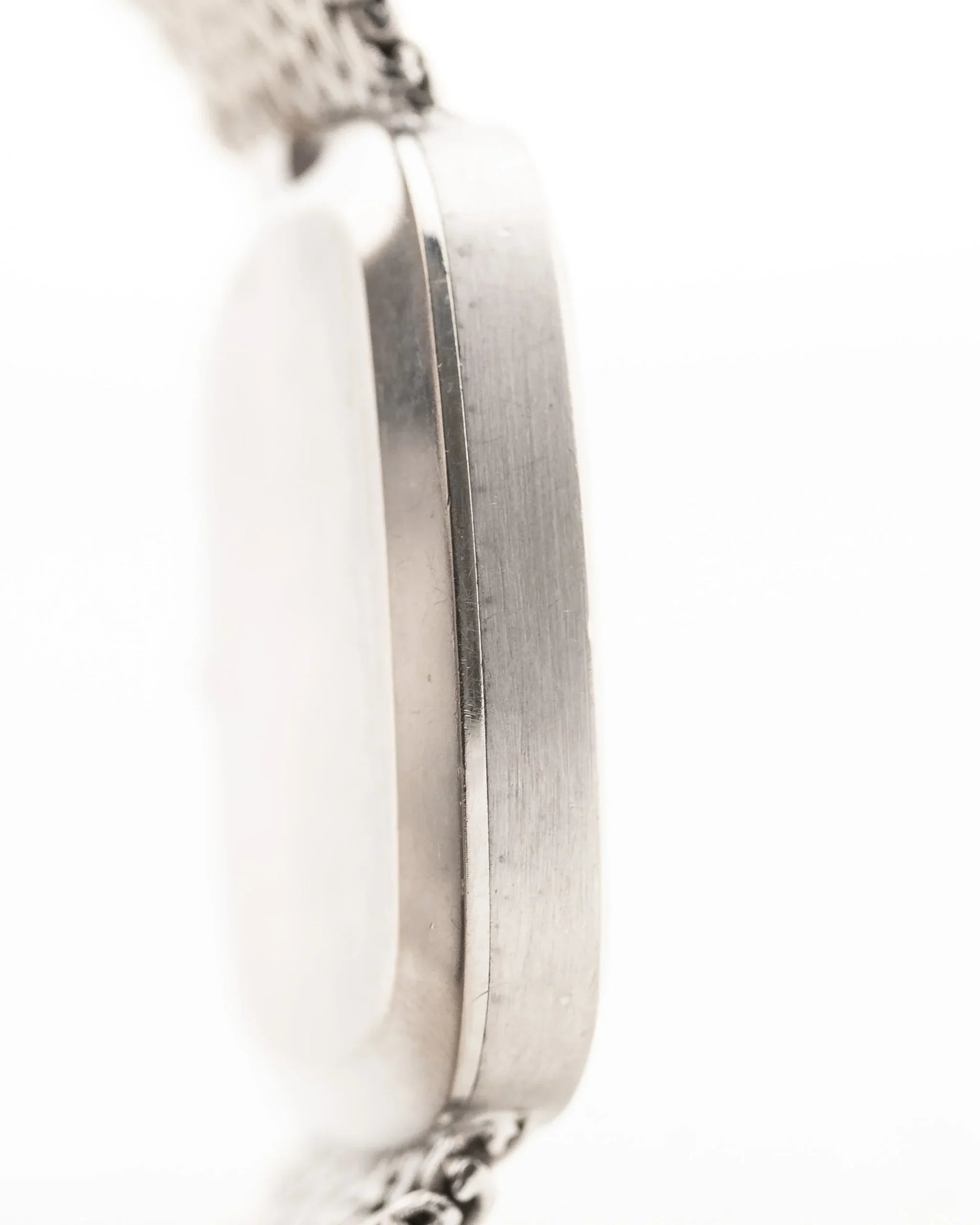 Royal Pure Silver Dial  Cellini 18k Square Tropic 1976 (7-A Quality) Very Heavy & Policed Quality