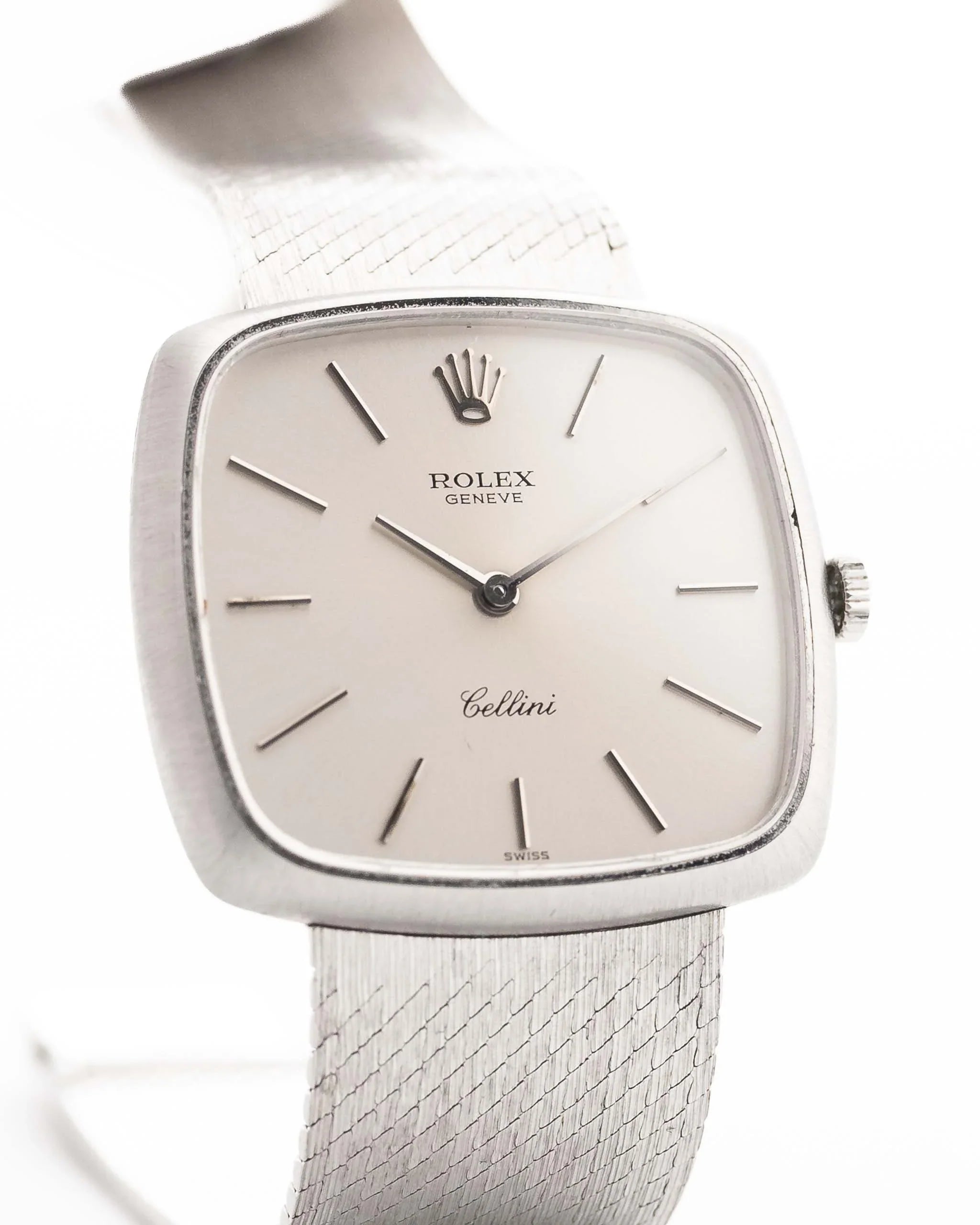 Royal Pure Met Silver Very Heavy & Policed Quality  Vintage Cellini Square 18k 1970