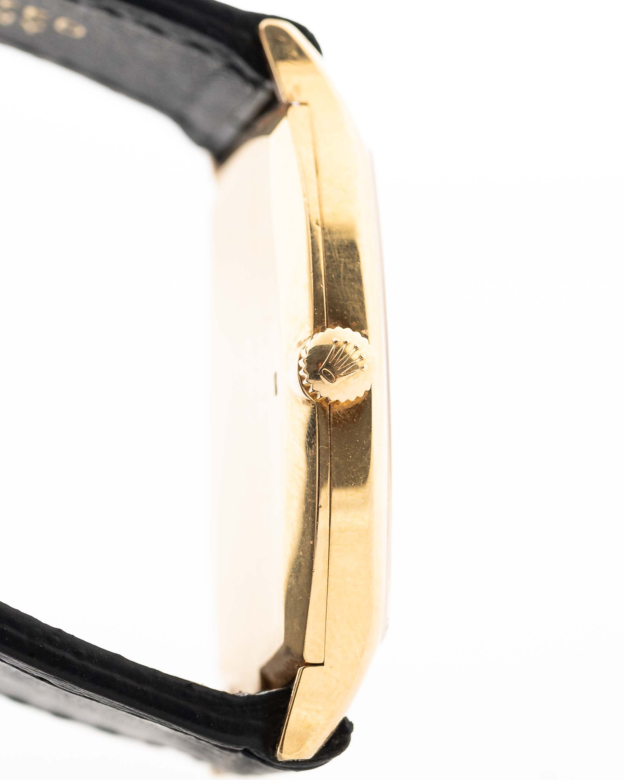 Rolex Cellini 3807 Rectangular Blue 1973