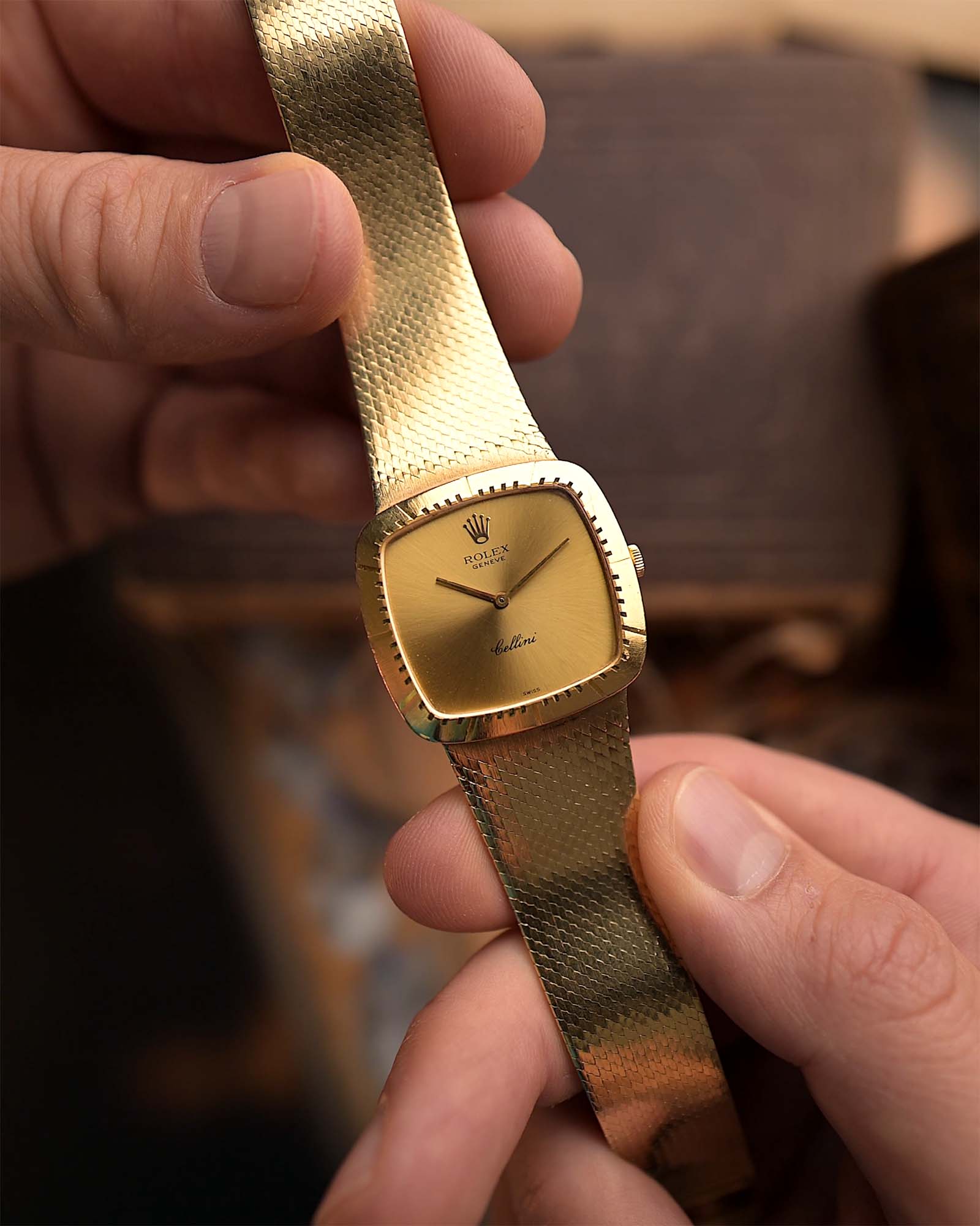 Royal Cellini 4084 Square 18k 1978