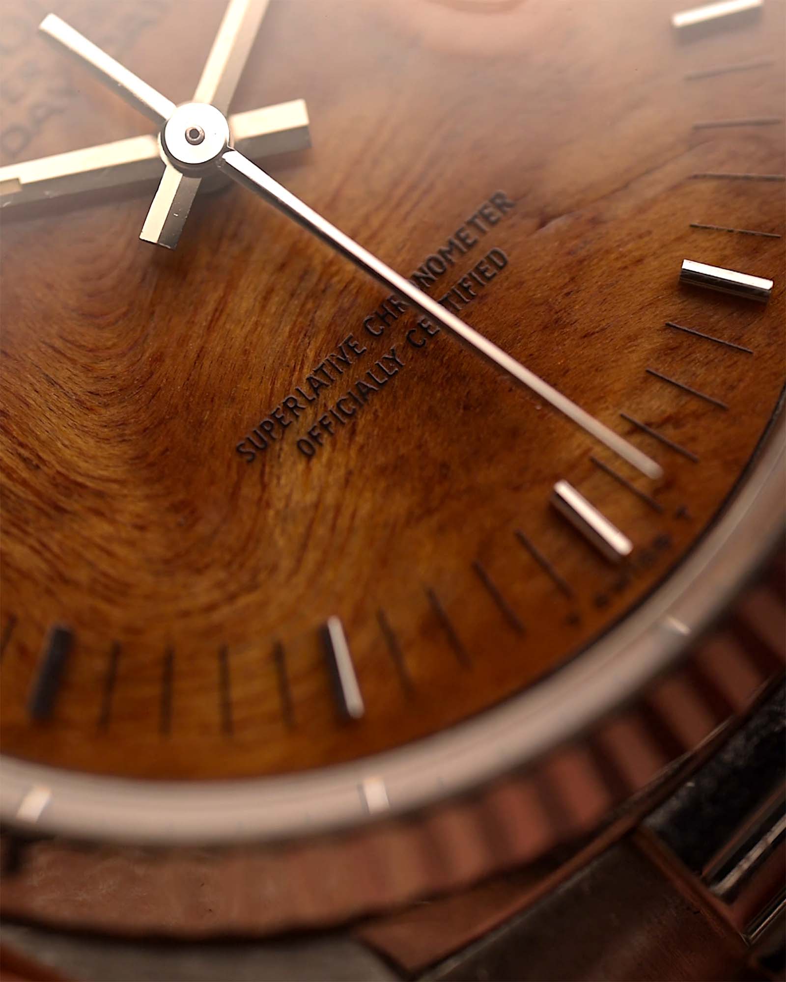 Royal Tiger  Day Date 18039 Burl Wood 1987