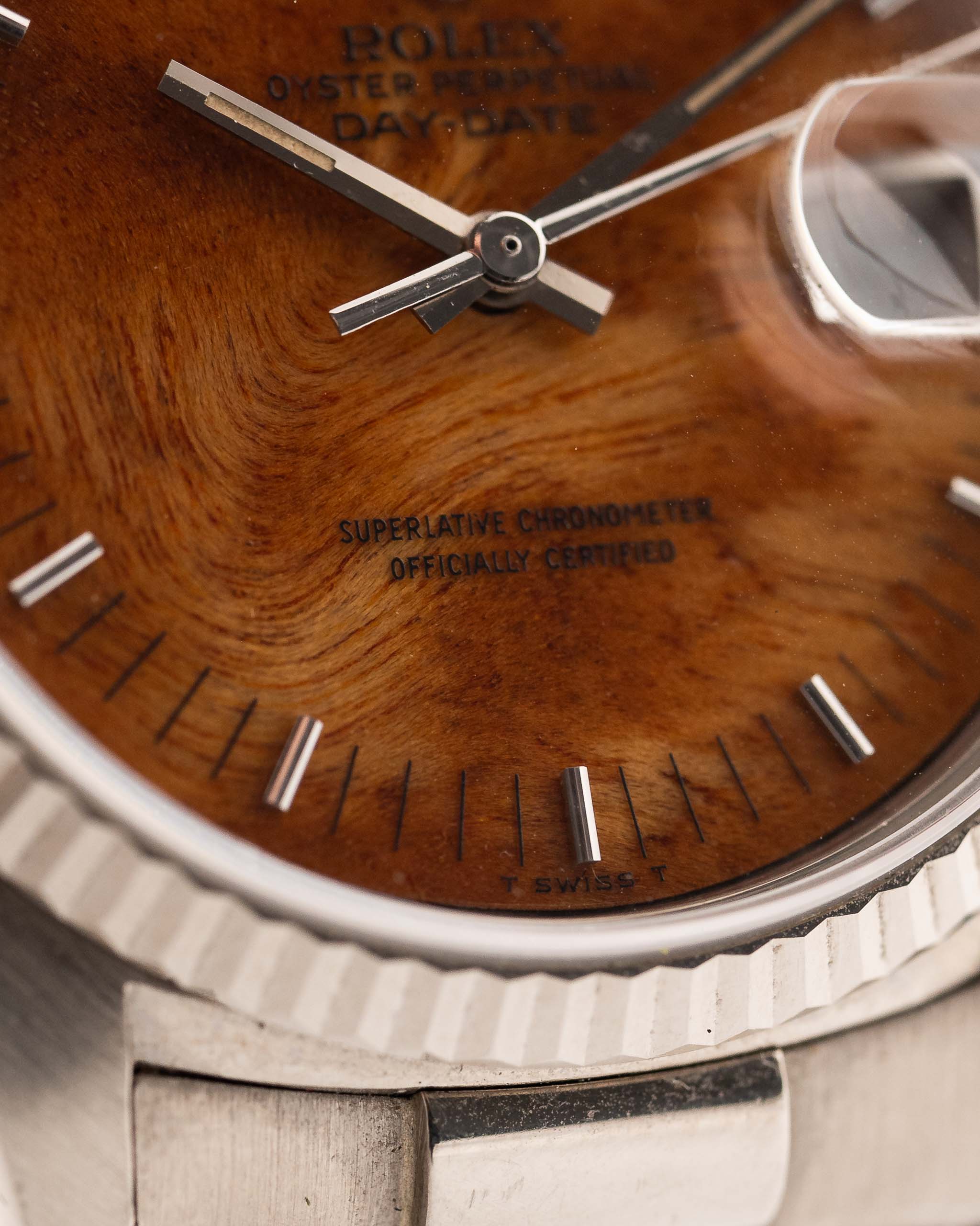 Royal Tiger  Day Date 18039 Burl Wood 1987