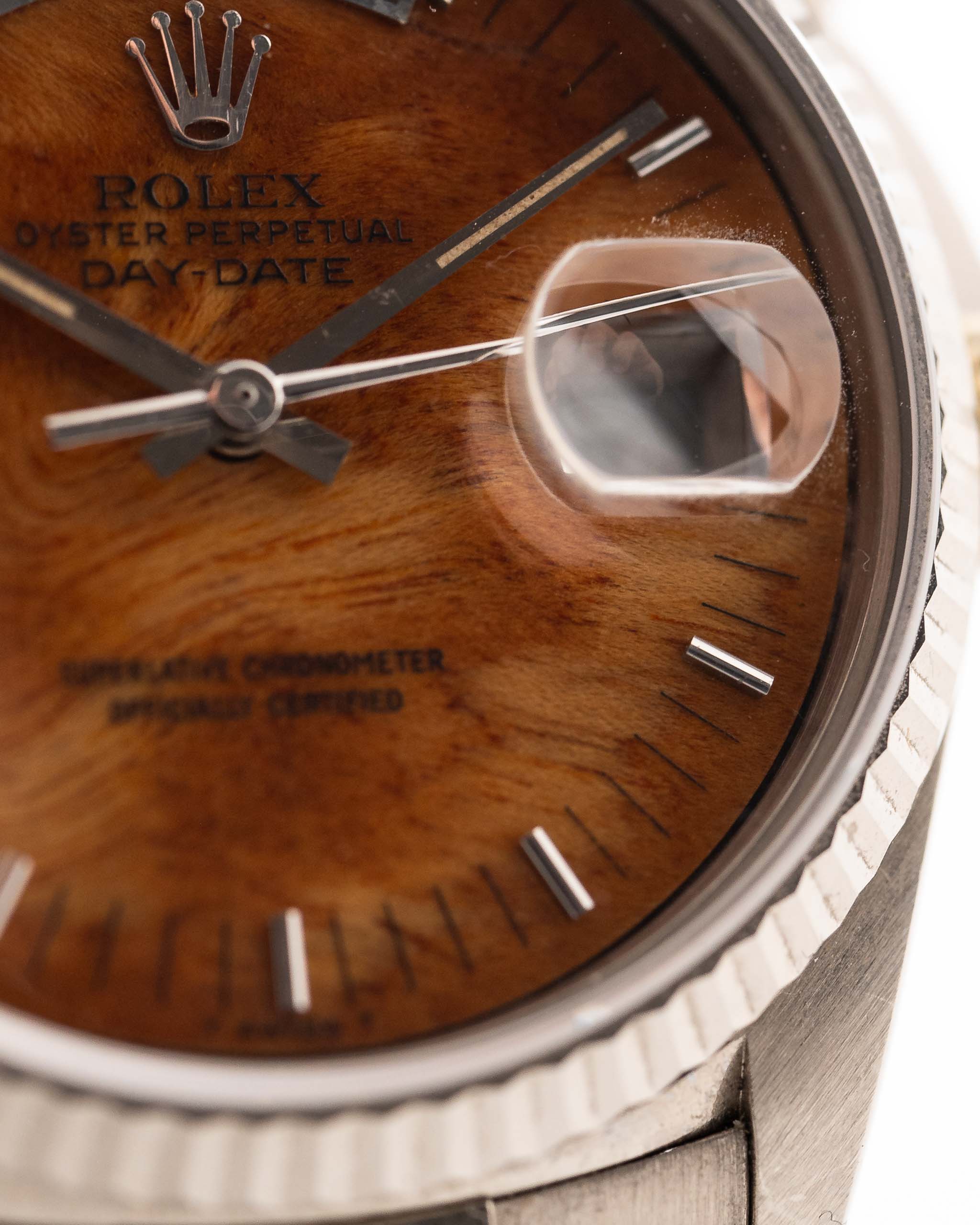 Royal Tiger  Day Date 18039 Burl Wood 1987