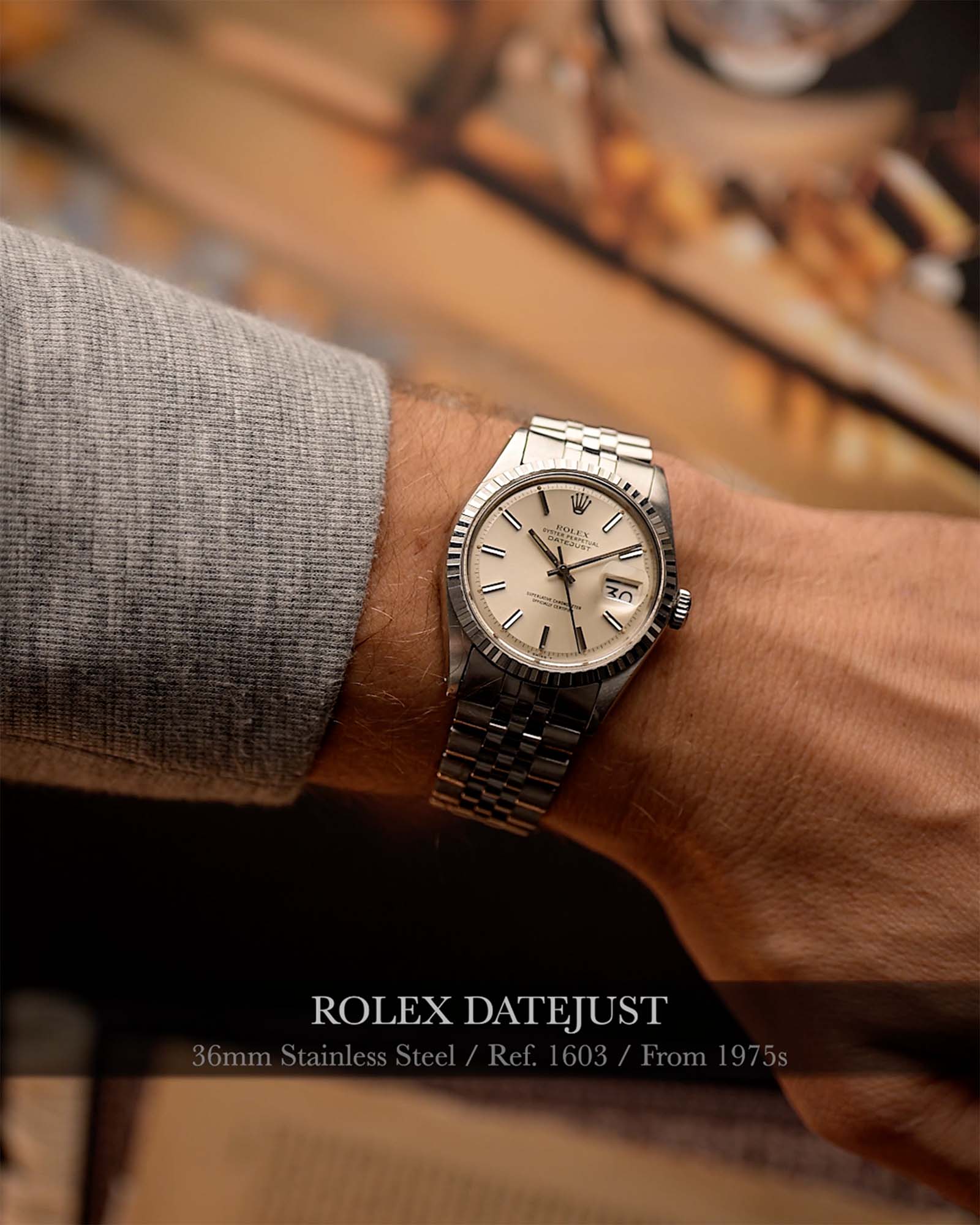 Rolex Datejust 1603 Silver 1975