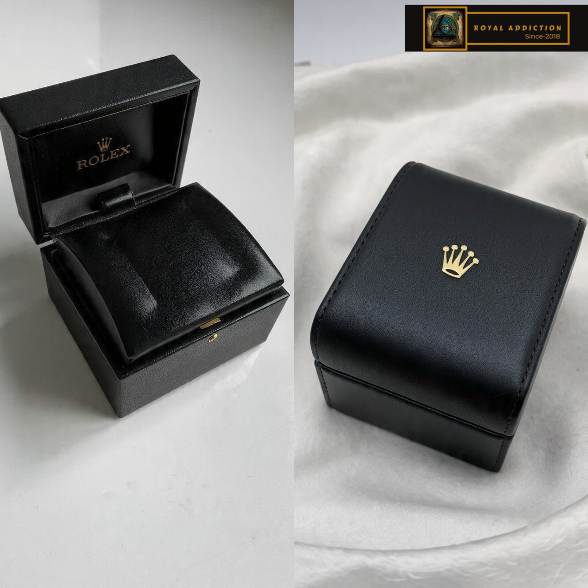 Royal Cellini Royal Vintage  Black Roman 1980s (7-A Quality)